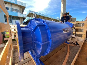 notícia: Governo do Estado moderniza parque de bombas de captação de água de Macapá