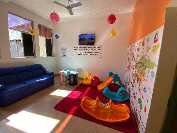 notícia: Hospital de Laranjal do Jari inaugura brinquedoteca para pacientes pediátricos