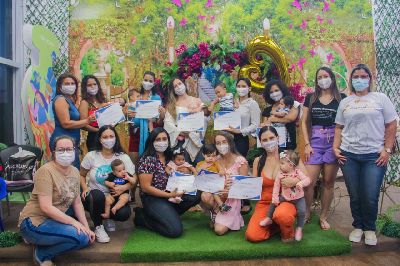 notícia: Mamaço encerra celebração da Semana Mundial de Aleitamento Materno no Amapá