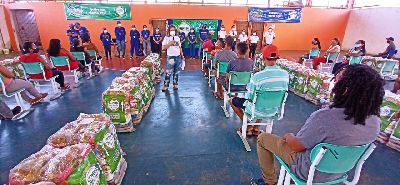 notícia: Programa Comida em Casa alcança mais 400 famílias amapaenses em Cutias e Itaubal 