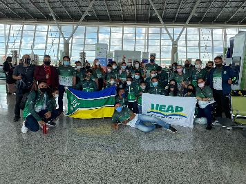 notícia: Equipe do Amapá chega em São Paulo para disputar as Paraolimpíadas Escolares