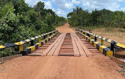 notícia: Governo do Estado conclui reforma da ponte de São Joaquim do Pacuí e garante trafegabilidade de comunidades rurais