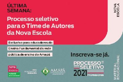 notícia: Inscrição para seleção de professores autores entra na reta final