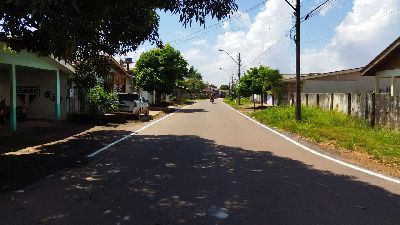 notícia: Mobilidade Urbana: Governo do Amapá sinaliza ruas e avenidas em quatro bairros de Santana 