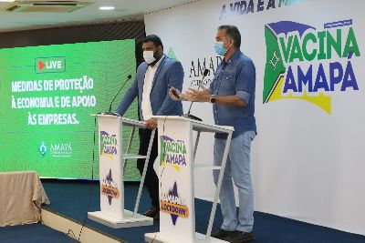 notícia: Waldez apresenta novo pacote de auxílio econômico e social para empresas e empreendedores amapaenses