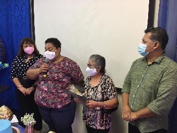 notícia: Servidores do Lacen se emocionam com homenagens em encontro motivacional