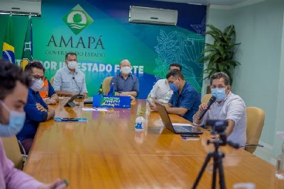 notícia: Governador e prefeitos avaliam cenário epidemiológico do Amapá e discutem próximas medidas de proteção à vida