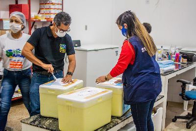notícia: Covid-19: Governo do Amapá envia nova remessa de vacinas aos 16 municípios 