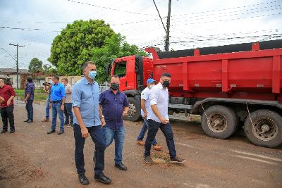 notícia: Governador vistoria obras de mobilidade urbana no bairro Daniel, em Santana