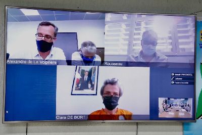 notícia:  Waldez nivela estratégias de enfrentamento à pandemia com Agência Regional de Saúde da Guiana Francesa