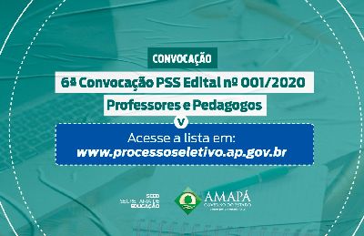 notícia: Governo convoca professores e pedagogos classificados no cadastro reserva do PSS 2020