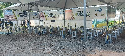 notícia: Programa Mais Visão monta estrutura para atender 10 mil pessoas no Vale do Jari