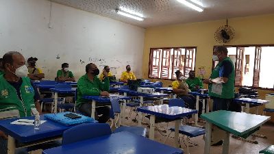 notícia: Combate à malária no município de Calçoene avança com treinamento técnico