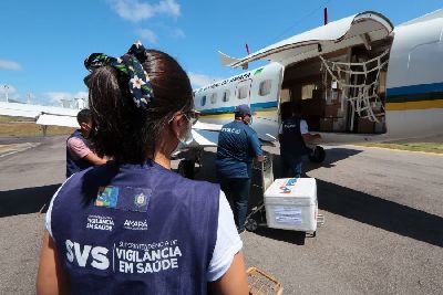 notícia: Amapá recebe reforço de 100 mil doses de vacina contra o sarampo