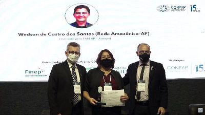 notícia: Jornalista vencedor do Prêmio Robério Nobre indicado pelo Governo do Amapá é segundo em premiação nacional de ciência e tecnologia