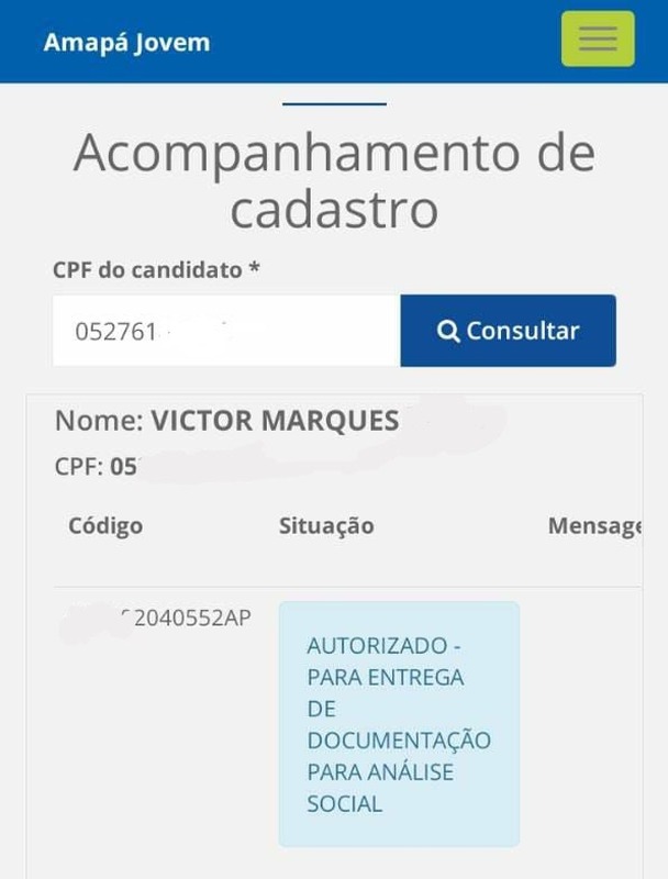 notícia: Amapá Jovem: habilitados na 8ª chamada têm até 31 de janeiro para entrega de documentos