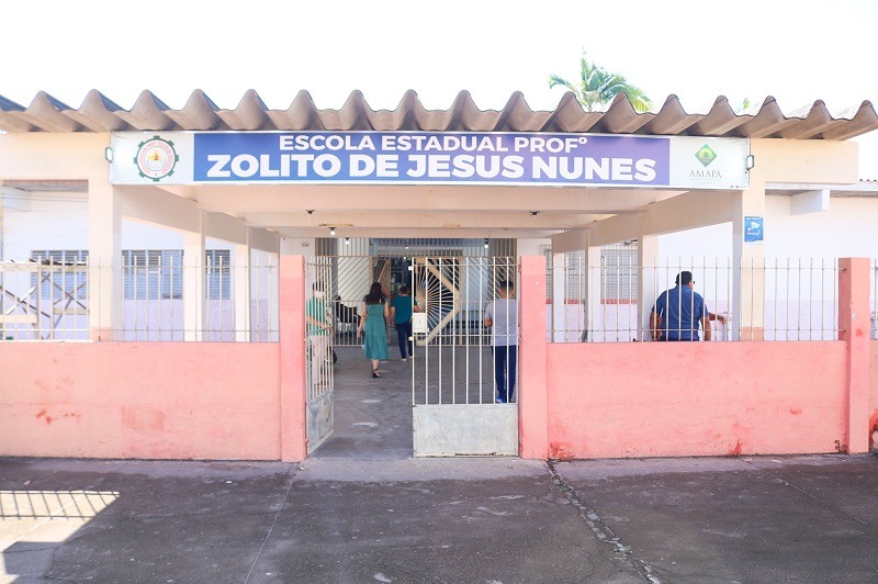 notícia: Governo do Estado investe R$ 2,2 milhões em revitalização da escola Zolito Nunes, em Macapá