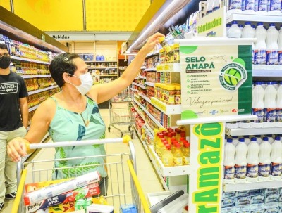 notícia: Selo Amapá: produtos regionais ganham destaque nos supermercados de Macapá e Santana
