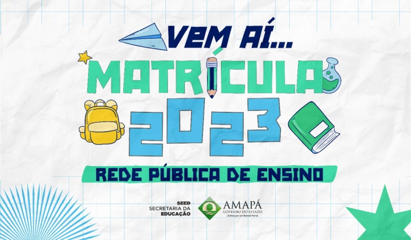 notícia: Confira o calendário de matrícula 2023 da rede estadual de ensino