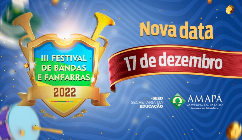 notícia: Festival de Bandas e Fanfarras tem nova data