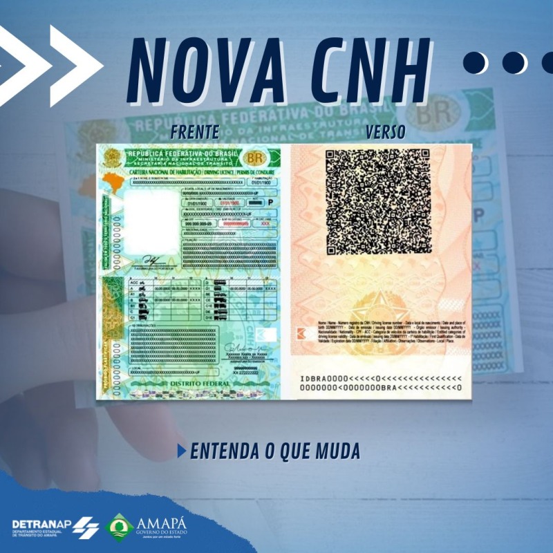 notícia: Conheça o novo modelo da Carteira Nacional de Habilitação