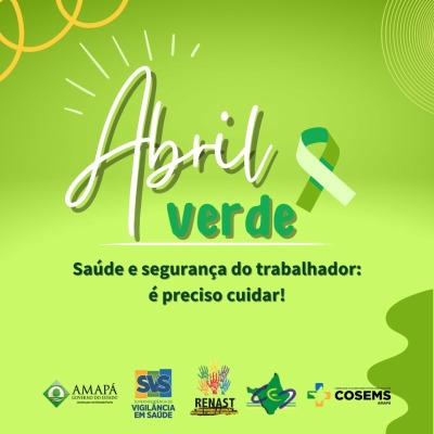 notícia: Abril Verde: Governo do Amapá realiza oficina online sobre a saúde do trabalhador
