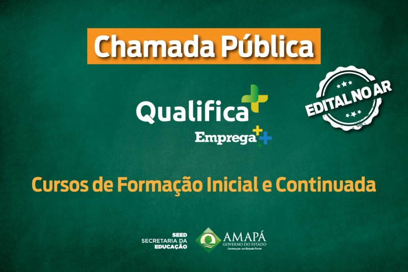 notícia: ‘Qualifica Mais, Emprega Mais’: Governo do Amapá oferta vagas para cursos de formação inicial e continuada em 5  municípios