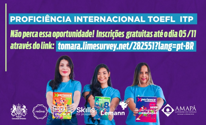 notícia: Iniciativa oferece teste de proficiência internacional a professores de língua inglesa do Amapá