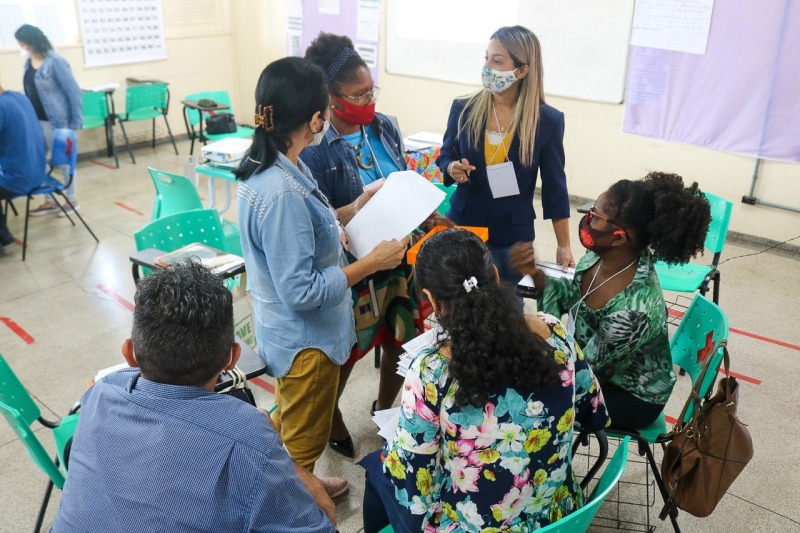 notícia: Projeto piloto auxilia professores do Amapá a trabalharem a recomposição das aprendizagens dos estudantes