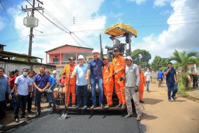 notícia: Governador inspeciona obras de Mobilidade Urbana em Santana