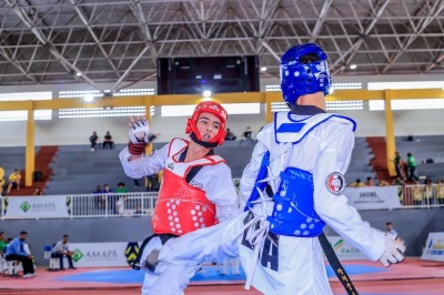 notícia: Gymnasiade: delegações de taekwondo se despedem do Amapá em clima de festa