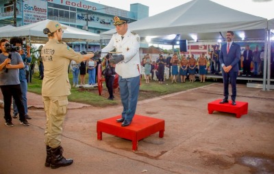 notícia: Coronel Alexandre Veríssimo assume o comando geral do Corpo de Bombeiros do Amapá com a missão de valorizar os militares