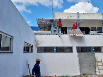 notícia: Ajustes no Hospital de Emergência de Macapá são feitos em duas frentes de trabalho