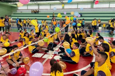 notícia: Crianças e adolescentes conhecem diversas modalidades em Festival Paralímpico no Amapá