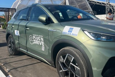 notícia: Carro elétrico que usa soluções em energia alternativa é destaque na 52ª Expofeira do Amapá