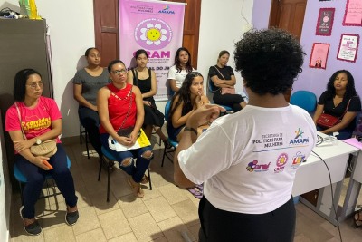 notícia: Secretaria de Mulheres intensifica atendimentos em Tartarugalzinho e Laranjal do Jari