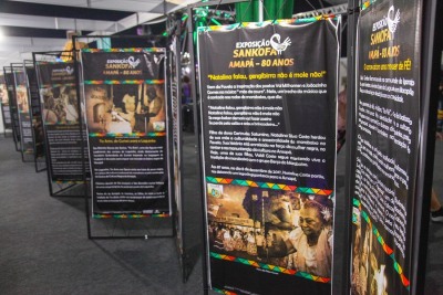 notícia: Governo do Estado reverencia memória de pioneiros com exposição 'Sankofa' na 52ª Expofeira do Amapá