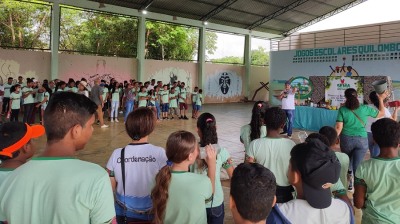 notícia: No Junho Verde, Governo do Amapá orienta estudantes do APA do Rio Curiaú sobre práticas sustentáveis 