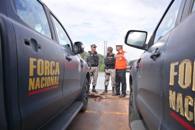 notícia: Governo do Amapá recebe viaturas e equipamentos da Força Nacional para intensificar ações humanitárias 