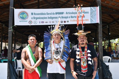 notícia: Com apoio do Governo do Estado, lideranças indígenas do Amapá e Pará debatem políticas públicas para os povos tradicionais