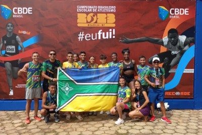 notícia: Atletas amapaenses de escolas públicas voltam com medalhas do Brasileiro de Atletismo, no DF