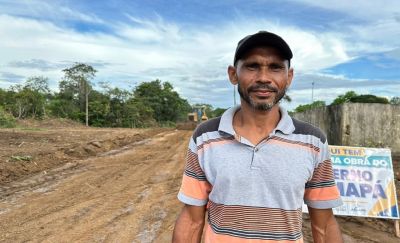 notícia: 'É uma grande conquista para o Maruanum', diz morador sobre obras no ramal e abertura de novas ruas realizadas pelo Governo do Estado