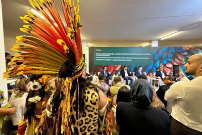 notícia: Selo Amapá protagoniza discussões na COP 28 sobre reconhecimento da bioeconomia da Amazônia