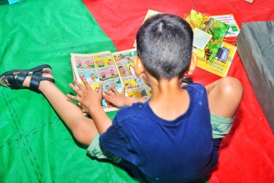 notícia: Governo do Amapá investe na Feira Literária Infantil Tucuju que incentiva à leitura de forma lúdica para crianças em Macapá