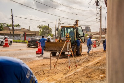 notícia: Governo do Estado inicia integração da via de acesso lateral do viaduto da Duca Serra com a Avenida Padre Júlio