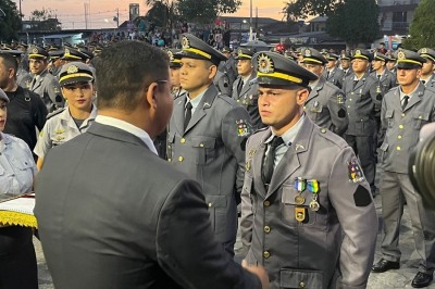 notícia: 'Sentimento de orgulho', celebra policial do Bope que ficou em 1º lugar no Curso de Formação de Sargentos da PM do Amapá