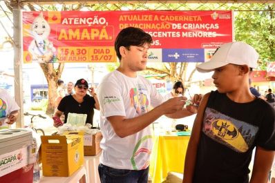 notícia: FOTOS: Governo do Amapá inicia campanha nacional de multivacinação