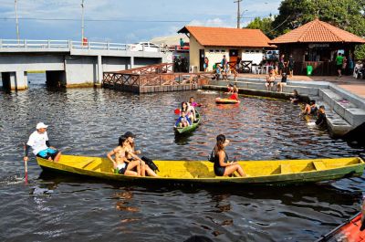 notícia: Campanha 'Um dia no Parque' incentiva amapaenses e turistas a visitarem as belezas naturais do Rio Curiaú