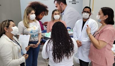 notícia: Governo do Amapá leva assistência social para famílias de pacientes com síndromes respiratórias internados na rede pública