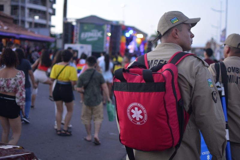 Corpo de Bombeiros deu apoio ao evento